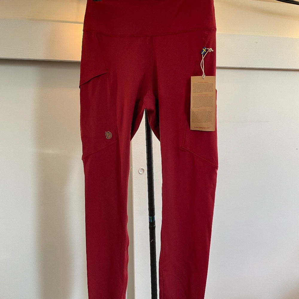 Fjallraven - M - NEW Pomegranate Red Abisko Tights W